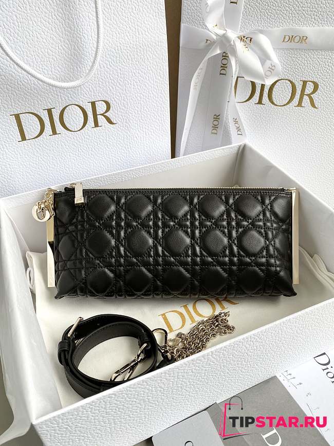 Dior Club Bag Black Cannage Lambskin Size 27x12x5 cm - 1