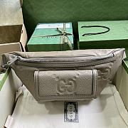 Gucci Jumbo GG Belt Bag 645093 Taupe Size 28x18x8 cm - 1