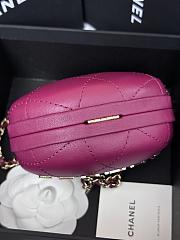 Chanel Clutch With Chain AP3252 Dark Purple Size 8.5 × 12 × 6 cm - 2