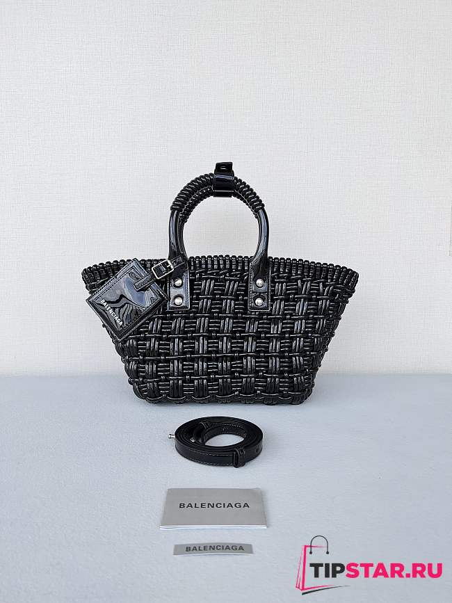 Balenciaga Women's Bistro Xs Basket With Strap In Black Size 23*29*38 cm - 1