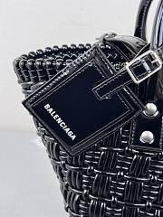 Balenciaga Women's Bistro Xs Basket With Strap In Black Size 23*29*38 cm - 2