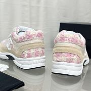Chanel Sneakers Pink Tweed G38299 - 3