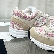 Chanel Sneakers Pink Tweed G38299 - 4