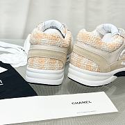 Chanel Sneakers Orange Tweed G38299 - 3