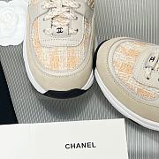 Chanel Sneakers Orange Tweed G38299 - 4