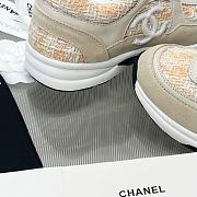 Chanel Sneakers Orange Tweed G38299 - 5