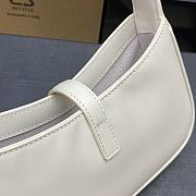 YSL Le 5 À 7 Mini In Smooth Leather White Size 19 X 11.5 X 4.5 CM - 2