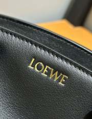 Loewe Small Bag In Shiny Nappa Calfskin With Chain Black Size 35*21*11.5cm - 3