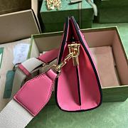 Gucci GG Matelassé Small Bag Pink Size 26x17.5x8 cm - 2
