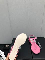 Chanel Sandals Lambskin Pink G40018 - 2