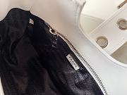 Prada Moon Padded Nappa-Leather Bag 1BA381 White Size 16x7.5x22.5cm - 3