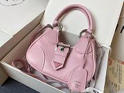 Prada Moon Padded Nappa-Leather Bag 1BA381 Pink Size 16x7.5x22.5cm - 1