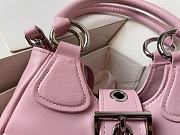 Prada Moon Padded Nappa-Leather Bag 1BA381 Pink Size 16x7.5x22.5cm - 3