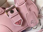 Prada Moon Padded Nappa-Leather Bag 1BA381 Pink Size 16x7.5x22.5cm - 2