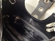 Prada Moon Padded Nappa-Leather Bag 1BA381 Black Size 16x7.5x22.5cm - 2