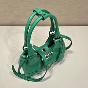 Prada Moon Padded Nappa-Leather Bag 1BA381 Green Size 16x7.5x22.5cm - 5