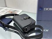 Dior Essentials Mini Saddle Bag With StrapBlack Dior Oblique Size 23 x 18 x 6 cm - 4