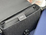 Dior Essentials Mini Saddle Bag With StrapBlack Dior Oblique Size 23 x 18 x 6 cm - 3