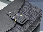 Dior Essentials Mini Saddle Bag With StrapBlack Dior Oblique Size 23 x 18 x 6 cm - 2