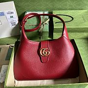 Gucci Aphrodite Medium Shoulder Bag Hibiscus Red Size 39x38x2 cm - 1