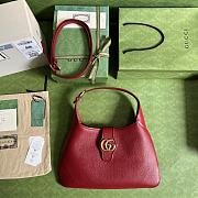 Gucci Aphrodite Medium Shoulder Bag Hibiscus Red Size 39x38x2 cm - 3