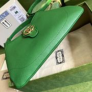 Gucci Aphrodite Medium Shoulder Bag Green Size 39x38x2 cm - 4