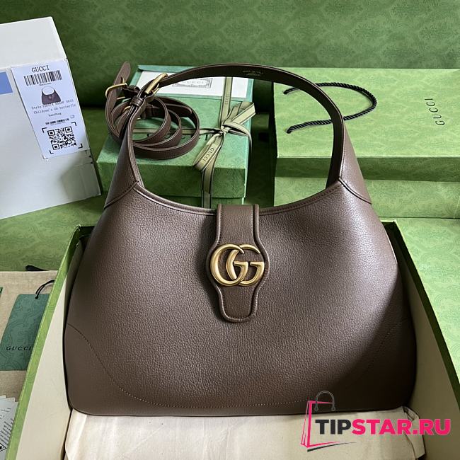 Gucci Aphrodite Medium Shoulder Bag Brown Size 39x38x2 cm - 1