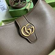Gucci Aphrodite Medium Shoulder Bag Brown Size 39x38x2 cm - 3