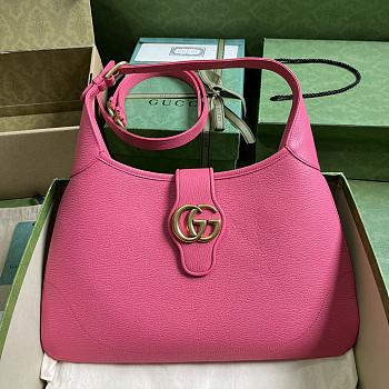 Gucci Aphrodite Medium Shoulder Bag Pink Size 39x38x2 cm