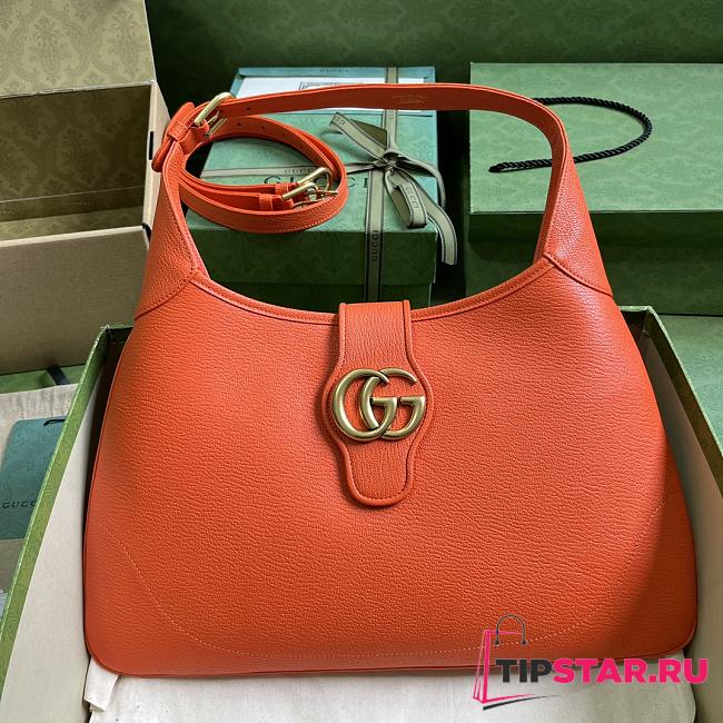 Gucci Aphrodite Medium Shoulder Bag Orange Size 39x38x2 cm - 1