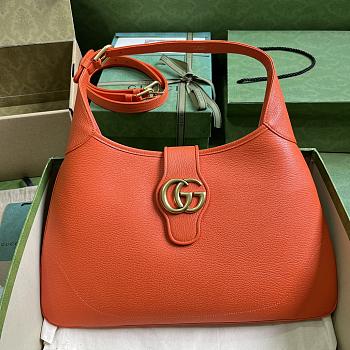 Gucci Aphrodite Medium Shoulder Bag Orange Size 39x38x2 cm