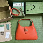 Gucci Aphrodite Medium Shoulder Bag Orange Size 39x38x2 cm - 5