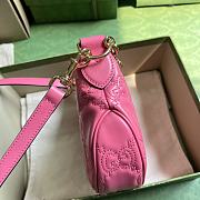 Gucci GG Matelassé Mini Bag 739736 Pink Size 21x14x6 cm - 4