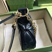 Gucci GG Matelassé Mini Bag 739736 Black Size 21x14x6 cm - 5