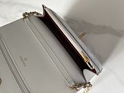 Chanel Wallet On Chain White AP3285 Size 12.3 × 19.2 × 3.5 cm  - 5