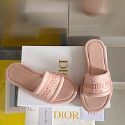 Dior Every-D Slide Pink Embossed Lambskin - 4