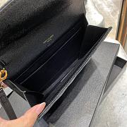 YSL Cassandre Matelassé Flap Pouch In Quilted Grain De Poudre Embossed Leather Black Size 21 X 16 X 3 CM - 5