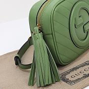 Gucci Blondie Small Shoulder Bag Green Size 21x15.5x5 cm - 3