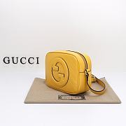 Gucci Blondie Small Shoulder Bag Yellow Size 21x15.5x5 cm - 5