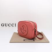 Gucci Blondie Small Shoulder Bag Pink Size 21x15.5x5 cm - 5