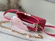 Louis Vuitton Capucines Mini M20845 Rose Pondichéry Pink Size 21*14*8cm - 5