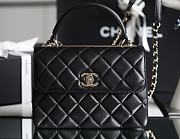 Chanel Flap Bag With Top Handle A92236 Y60767 Size 17 × 25 × 12 cm - 1