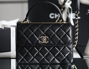 Chanel Flap Bag With Top Handle A92236 Y60767 Size 17 × 25 × 12 cm