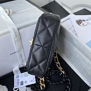 Chanel Mini Flap Bag Shoulder Bag Lambskin AS3205 Black Size 13-18-6cm - 5