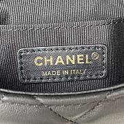 Chanel Mini Flap Bag Shoulder Bag Lambskin AS3205 Black Size 13-18-6cm - 2