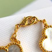 Van Cleef & Arpels Vintage Alhambra Bracelet 5 Motifs Yellow Gold - 5