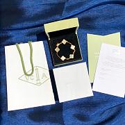Van Cleef & Arpels Vintage Alhambra Bracelet 5 Motifs Yellow Gold - 4