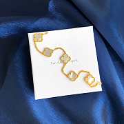 Van Cleef & Arpels Vintage Alhambra Bracelet 5 Motifs Yellow Gold - 3