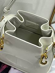 Dior Medium C'est Bag Latte CD-Embossed Calfskin Size 24x10x24.5 cm - 4