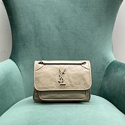 YSL Niki Baby Chain Bag In Crinkled Vintage Vegetable-Tanned Leather 21 X 16 X 7.5 CM - 1